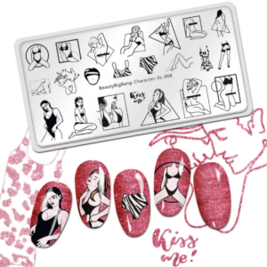 Stamping plates 072 Master Professional Kiss me